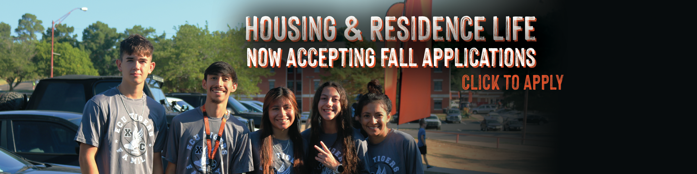 Housing & Residence Fall Applications are now open. Click to apply