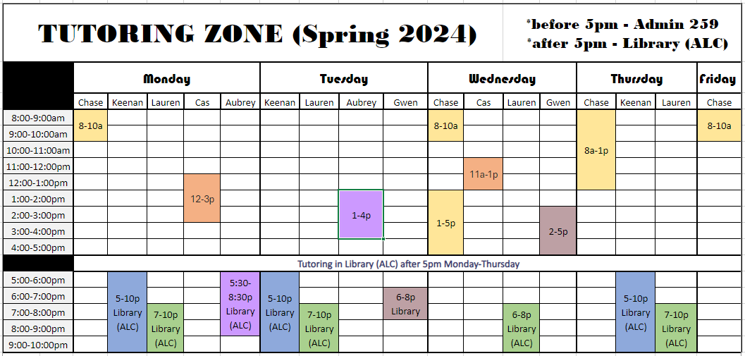 Tutoring Zone 2024