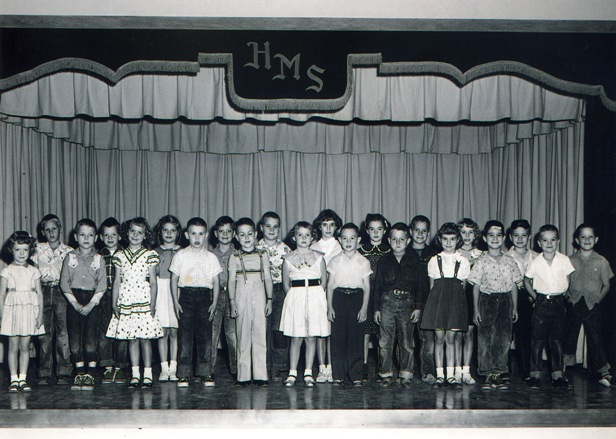 Pictured is a Horace Mann class photo taken in the early 1950s.