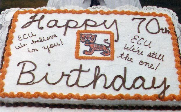 ECU celebrates it's 70th birthday in 1979.