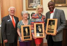 Photo of the new members of the Educator Hall of Fame
