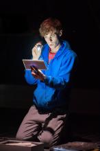 A scene from the Curious Incident of the Dog in the Night-Time.
