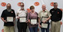Physical Plant Employees Receive Awards