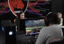 East Central University students play Rocket League in the ECU Tiger Esports Gaming Lab. Tryouts for teams will be July 13. For more information, visit ecok.edu/esports.