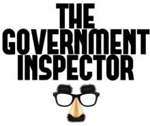 The Government Inspector with Groucho Marx glasses