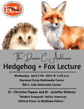 Hedgehog + Fox Lecture 