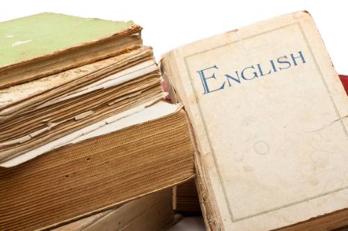 antique old books