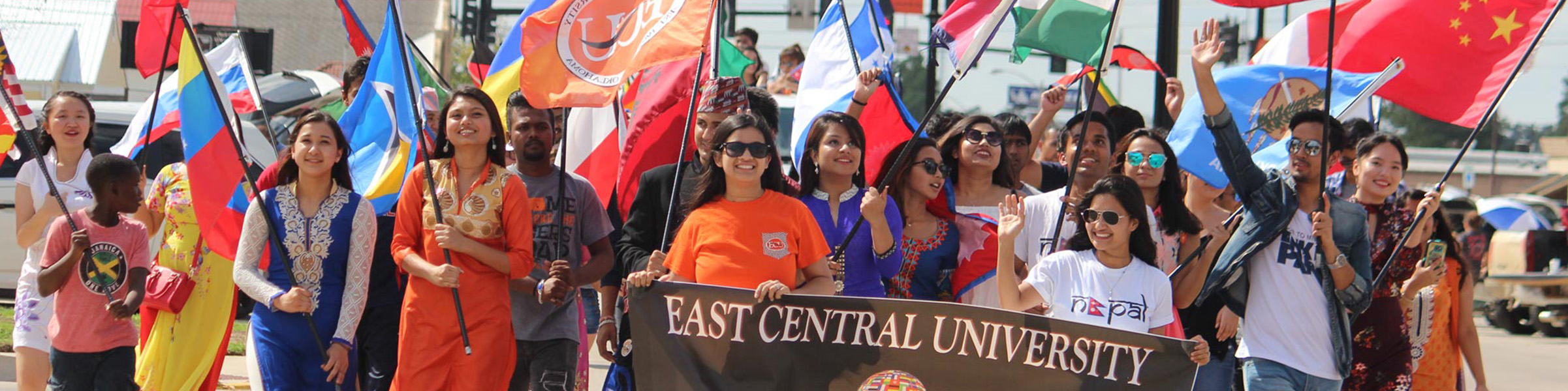 international banner