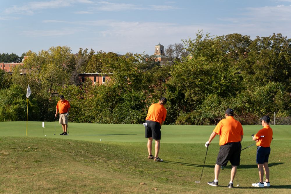 ECU golf participants 
