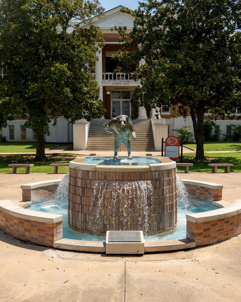 ECU Tiger Fountain
