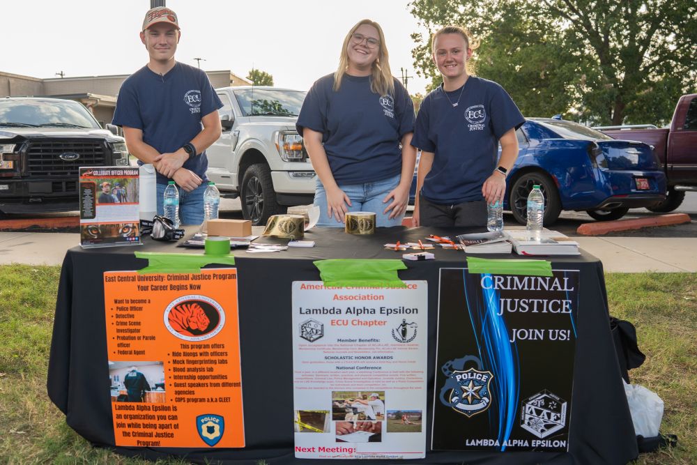Criminal Justice Program Booth