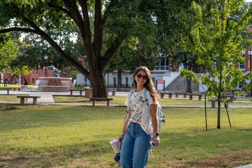 Students on campus