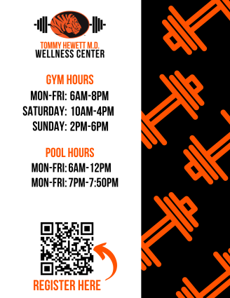 Hours for Gym & Pool