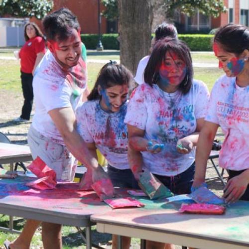 Holi Festival of Colors Asian Student Association 