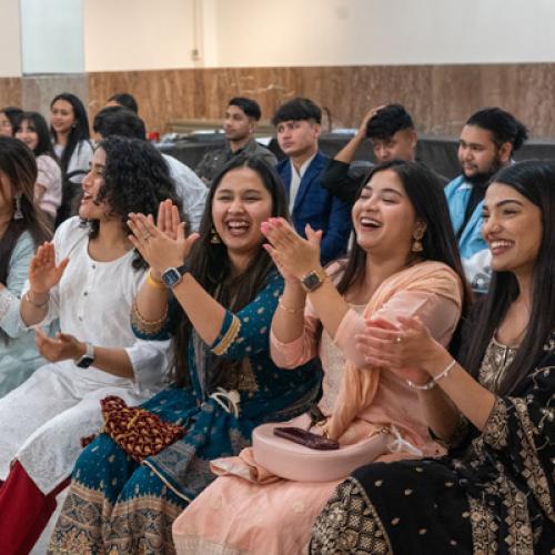 Students at Diwali Night