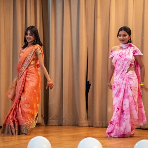 Students performing at Diwali Night