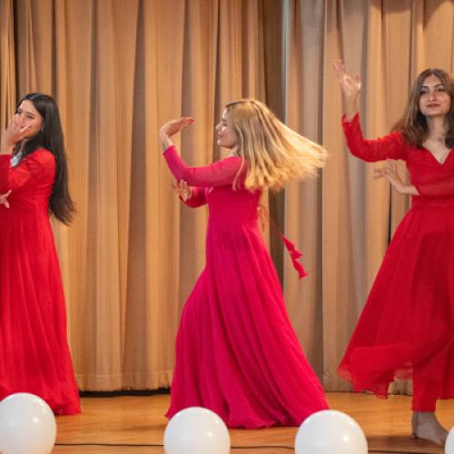 Students performing at Diwali Night