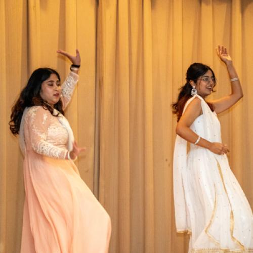 Students performing at Diwali Night