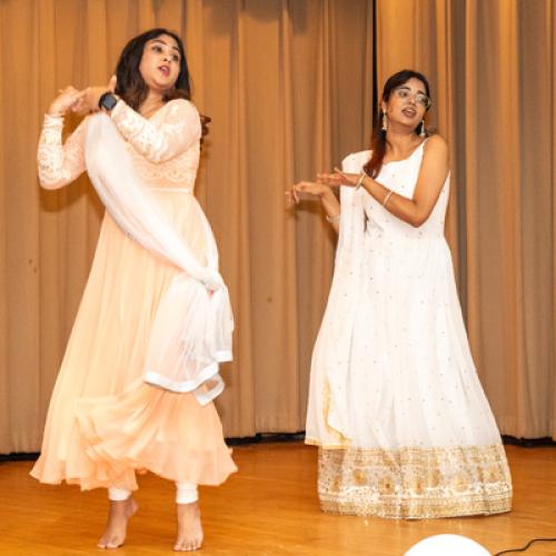 Students performing at Diwali Night