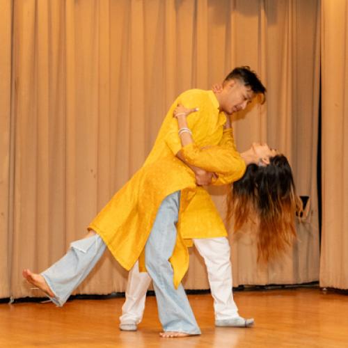 Students performing at Diwali Night