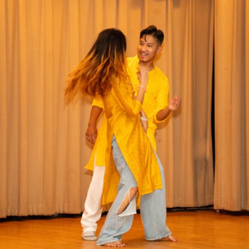 Students performing at Diwali Night