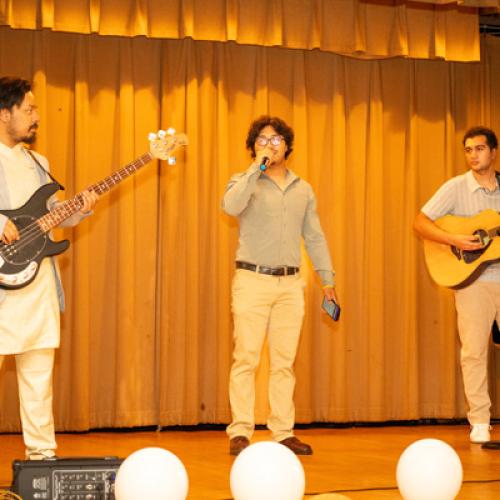 Students performing at Diwali Night