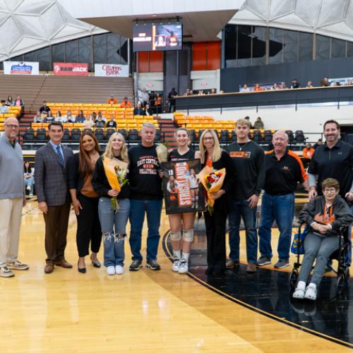 Volleyballl vs SNU Senior Night