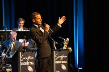 Brian Duprey with the Symphonic Sinatra