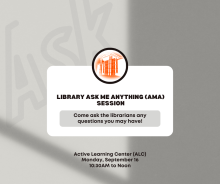 Library Ask Me Anything AMA Session