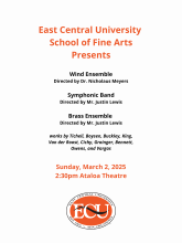 Band concert flyer