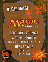 Magic the Gathering flyer