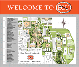ECU Main Campus Map